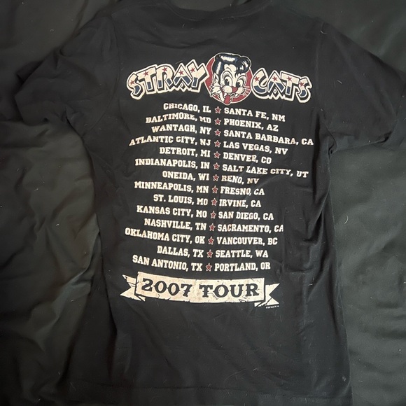 Stray Cats 2007 US tour tshirt - Picture 3 of 3
